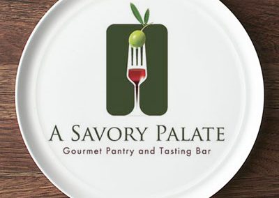 sample : Logo Design A Sovory Plate