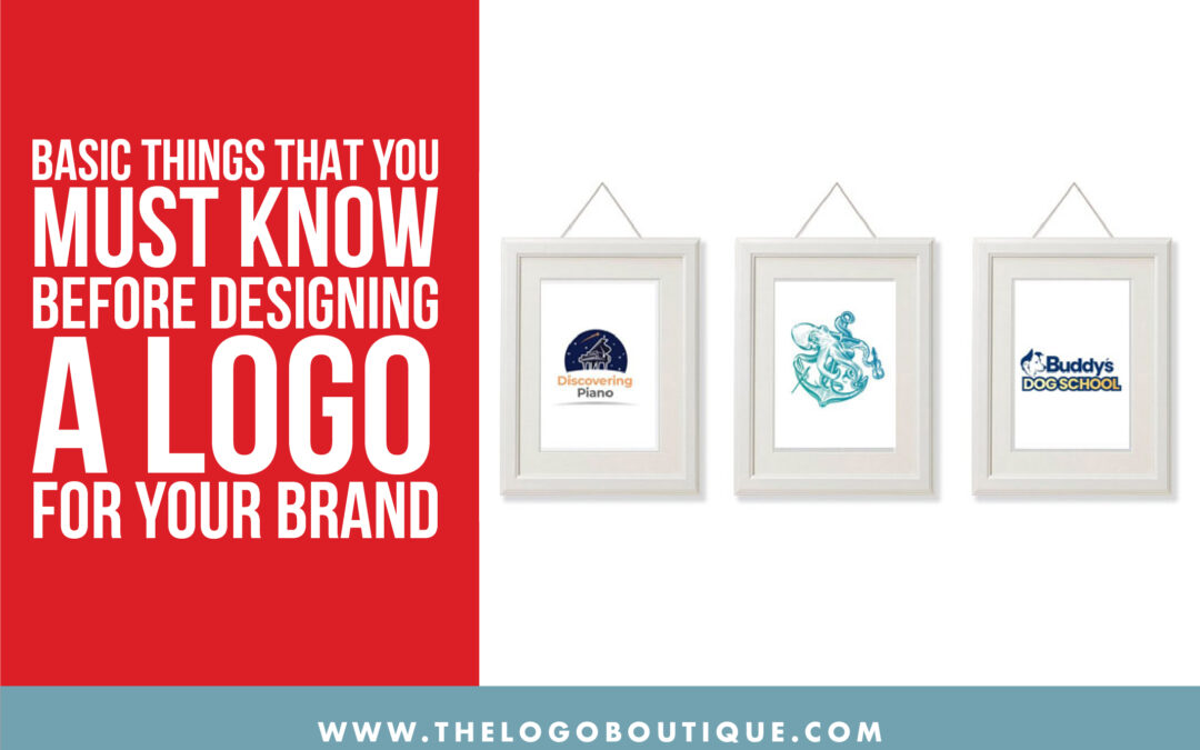 Basic things that you must know before designing a logo for your brand