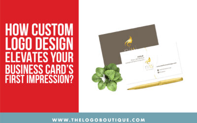 How Custom Logo Design Elevates Your Business Card’s First Impression?